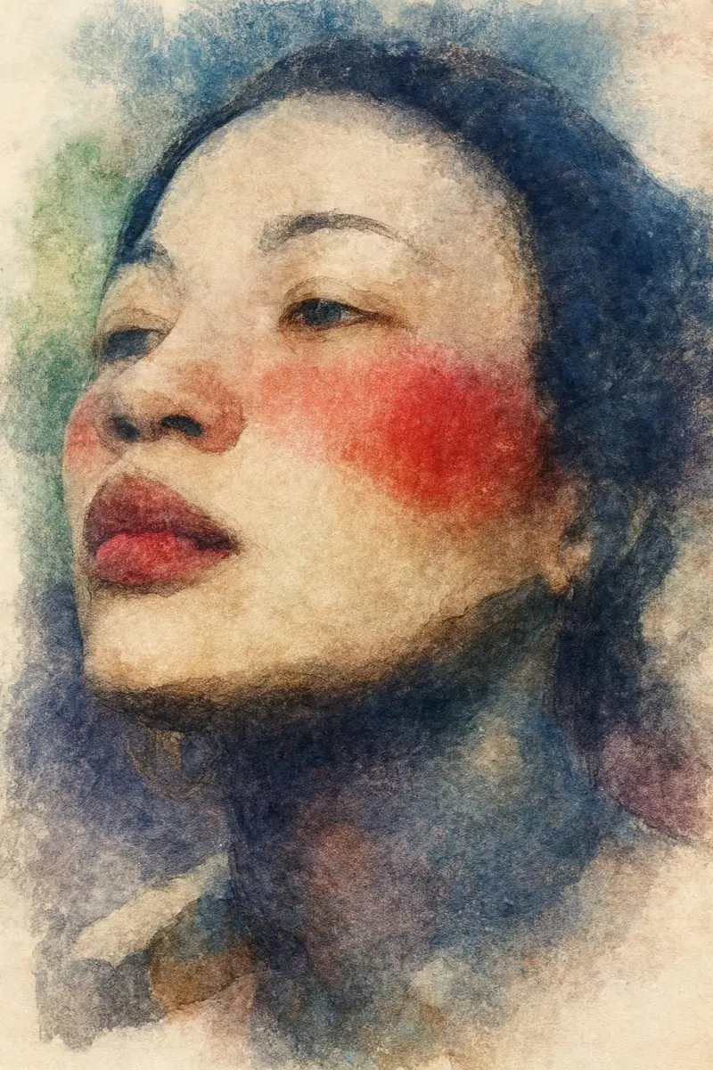 Watercolor portrait, ambassador of Rota do Sol